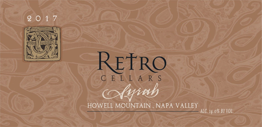 2017 Syrah Howell Mountain Label