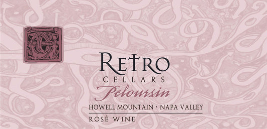 Retro Rose Label